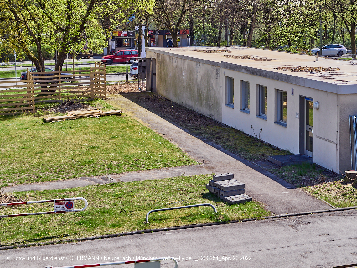 20.04.2022 - Baustelle am Haus für Kinder in Neuperlach